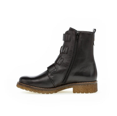 Bottines noires en cuir